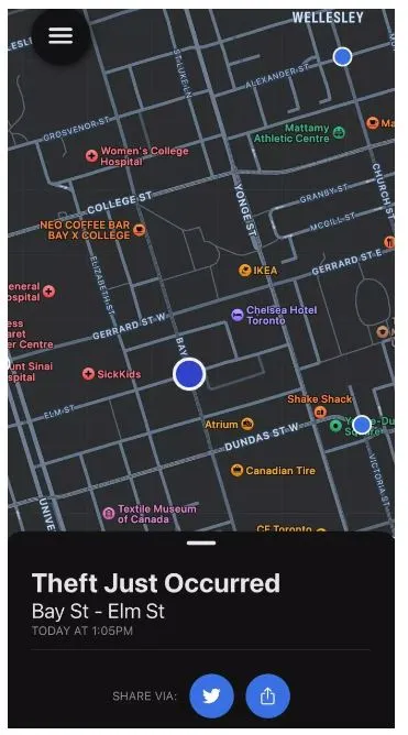 保命工具!多伦多“实时犯罪地图” 上线,警方实时数据,避开罪案现场,避免被误伤,安全吃瓜! 第2张 保命工具!多伦多“实时犯罪地图” 上线,警方实时数据,避开罪案现场,避免被误伤,安全吃瓜! 第2张